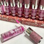 برق لب گلیتری شاینی اکلیلی تری کیو طلایی