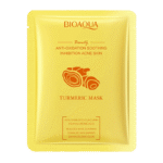 ماسک ورقه‌ای صورت بیوآکوا مدل زردچوبه (تورمریک)