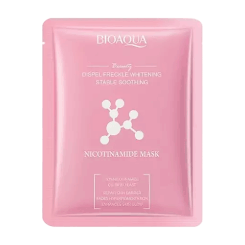 Bioaqua-Nicotinamide-Acid-Sheet-Mask ماسک ورقهای صورت نیکوتینامید اسید بیوآکوا - Image 1