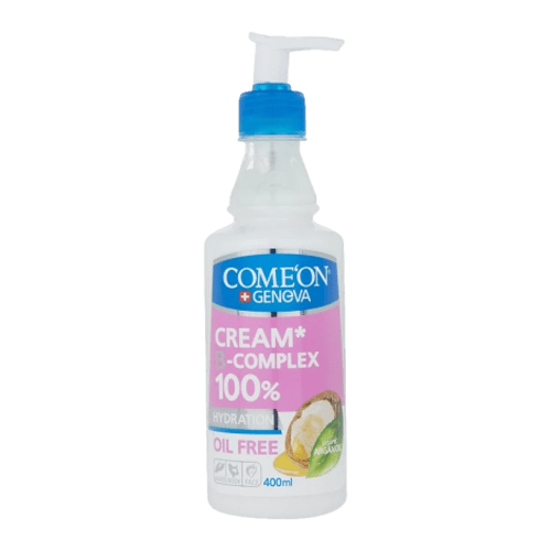 (Comeon Argan Moisturizing Cream for Oily Skin - 400ml) کرم مرطوبکننده دست، صورت و بدن کامان مدل آرگان مناسب پوست چرب - حجم 200 میلیلیتر - Image 1