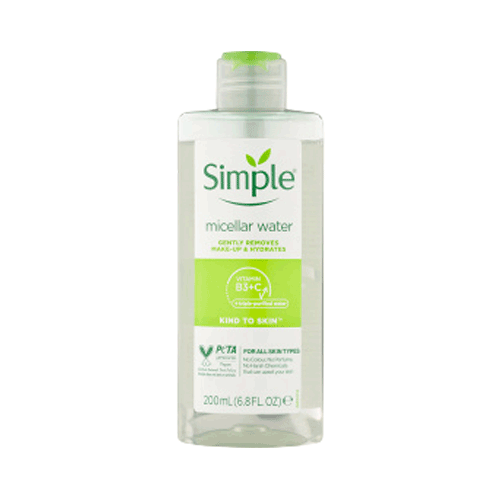 simple-micellar-cleansing-water-200ml میسلار واتر سیمپل حجم 200 میلیلیتر - Image 1