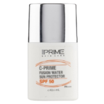 فلوئید ضد آفتاب SPF50 حاوی ویتامین سی 40میل فیوژن واتر رنگ بژ طبیعی پرایم
