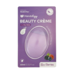 کرم مرطوب کننده روکارتی مناسب پوست خشک 60میل رایحه بری حاوی روغن جوجوبا و بادام هندولوژی بنفش