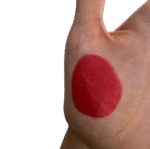 رژ لب و گونه مخملی و مات پددار کوشنی ریموکو رنگ قرمز - Image 3