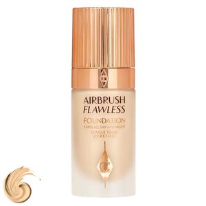 کرم پودر مایع SPF0 شارلوت تیلبری مدل Air Brush Warm شماره 3 مناسب برای پوست متوسط حجم 30 میلی لیتر
