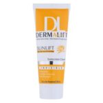 کرم ضد آفتاب بی‌رنگ درمالیفت مدل سانلیفت SPF50 حاوی محافظ UVA و UVB مناسب پوست‌های خشک و معمولی حجم 40 میلی‌لیتر