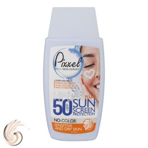 کرم ضدآفتاب بیرنگ پیکسل SPF50 مدل Sensitive، مناسب پوستهای خشک و حساس، حجم 50 میلیلیتر کرم ضدآفتاب بیرنگ پیکسل SPF50 مدل Sensitive، مناسب پوستهای خشک و حساس، حجم 50 میلیلیتر - Image 1