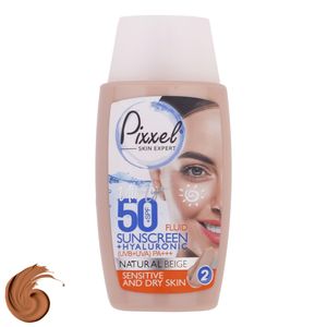 کرم ضدآفتاب پیکسل مدل Natural BEIGE، حجم 50 میلیلیتر