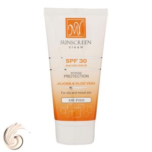 کرم ضدآفتاب بیرنگ مای SPF30 مدل Intense Protection، مناسب پوستهای مختلط و چرب، حجم 50 میلی گرم