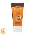 کرم ضدآفتاب و آنتی‌آکنه رنگی سان‌سیف مدل SPF50، مناسب پوست‌های چرب، حجم 50 میلی‌لیتر