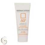 کرم ضدآفتاب بی‌رنگ درماتیپیک SPF50 مدل Anti spot مناسب انواع پوست، حجم 40 میلی‌لیتر