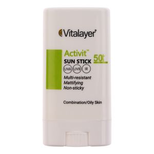 ضد آفتاب استیکی بیرنگ ویتالیر SPF 50 مدل اکتیویت محافظ UVA،UVB,IR مناسب پوستهای مختلط و چرب وزن 15 گرم ضد آفتاب استیکی بیرنگ ویتالیر SPF 50 مدل اکتیویت محافظ UVA،UVB,IR مناسب پوستهای مختلط و چرب وزن 15 گرم - Image 1