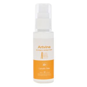 کرم ضد آفتاب رنگی آرت وینا SPF 50 مدل Highly Effective محافظ UVA ،UVB و PA+++، ضد حساسیت، ضد چروک و ضد پیری، مناسب انواع پوست حجم 50 میلیلیتر