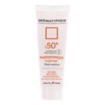 فلوئید ضد آفتاب بدون رنگ درماتیپیک مدل مات محافظ UVA،UVB مناسب برای پوست چرب حجم 50 میلی لیتر