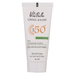 کرم ضدآفتاب بیرنگ ویتابلا +SPF50 مدل 001 مناسب انواع پوست، حجم 40 میلیلیتر