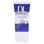 ژل آبرسان صورت درمالیفت مدل AQUALIFT AC مناسب برای پوست‌های چرب و جوشدار حجم 50 میلی لیتر