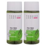 تونر پاک کننده پوست صورت فور اور لیدی مدل تی تری مناسب برای پوست چرب حجم 150 میلی لیتر مجموعه 2 عددی