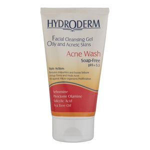 ژل شستوشوی صورت هیدرودرم مدل Oily Skin وزن 150 گرم