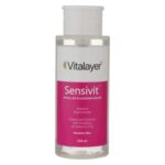 محلول پاک‌کننده آرایش ویتالیر مدل سنسی ویت مناسب پوست حساس حجم 250 میلی‌لیتر