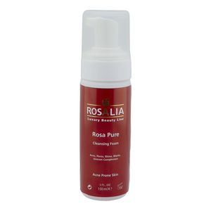 فوم پاککننده صورت رزالیا مدل Rosa Pure حجم 150 میلیلیتر