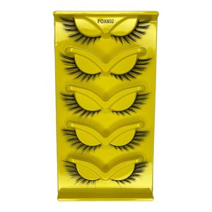 مژه مصنوعی مدل Fox 802 مجموعه 5 عددی