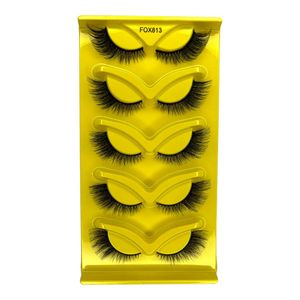 مژه مصنوعی مدل روباهی کد 813 مجموعه 5 عددی