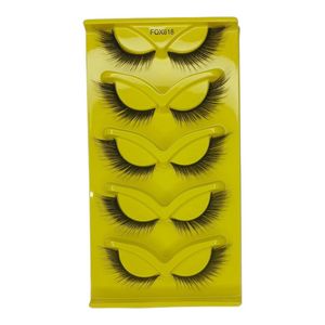 مژه مصنوعی مدل روباهی کد 818 مجموعه 5 عددی