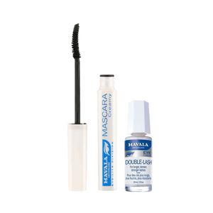 محلول تقویت کننده مژه ماوالا مدل Double-Lash حجم 10 میلی لیتر به همراه ریمل بلندکننده ماوالا مدل Eye Lite Division