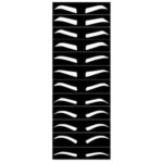 شابلون ابرو مدل P1 مجموعه 12 عددی