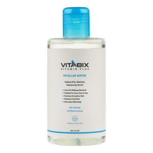 میسلار واتر روشنکننده پوست صورت ویتابیکس مدل Skin Friendly مناسب پوستهای خشک و معمولی حجم 250 میلی لیتر