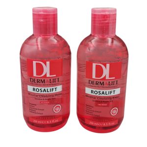 میسلار واتر درمالیفت مدل رزالیفت مناسب برای پوست های حساس حجم 250 میلی لیتر بسته 2 عددی