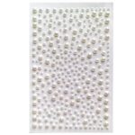 نگین صورت مدل چسبی مروارید بسته 300 عددی