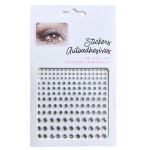 نگین صورت مدل چسبی مجموعه 150 عددی