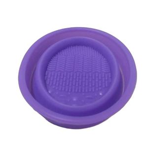 ظرف شستشوی برس آرایشی مدل سیلیکونی 01