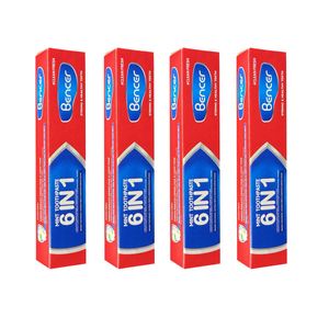 خمیر دندان بنسر مدل نعنایی وزن 65 گرم بسته 4 عددی