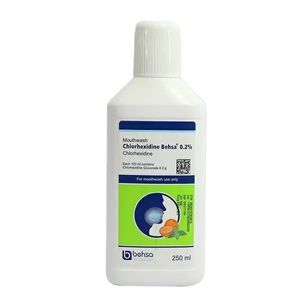 دهان شویه بهسا مدل کلرهگزیدین حجم 250 میلی لیتر