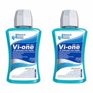 دهان شویه وی وان مدل General Cool Mint حجم 330 میلی لیتر بسته 2 عددی