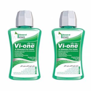 دهان شویه وی وان مدل General Fresh Mint حجم 330 میلی لیتر بسته 2 عددی