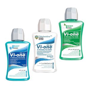 دهان شویه وی وان مدل W03 حجم 330 میلی لیتر مجموعه 3 عددی