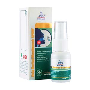 دهان شویه لابراتوار نلا مدل گیاهی حجم 20 میلی لیتر