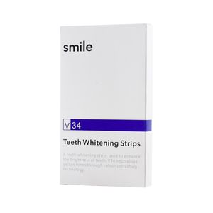 چسب سفید کننده دندان اسمایل مدل V34 بسته 7 عددی