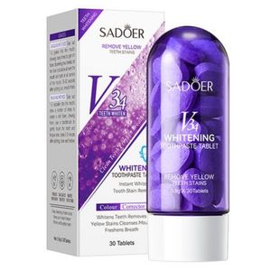 قرص سفید کننده دندان سادور مدل V34 بسته 30 عددی