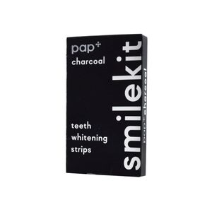 نوار سفید کننده دندان اسمایل کیت مدل زغال +PAP  بسته 7 عددی