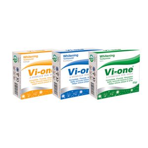 پودر سفید کننده دندان وی وان مدل میوه ای وزن 50 گرم مجموعه 3 عددی