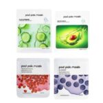 ماسک صورت پد پاک مدل ورقه ای کد 04 وزن ۲۰ گرم بسته ۴ عددی