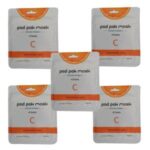 ماسک صورت پد پاک مدل ویتامینC وزن ۲۵ گرم بسته ۵ عددی