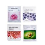 ماسک صورت پد پاک مدل ورقه ای کد 02  بسته 4 عددی