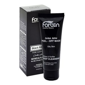 ماسک صورت فاربن مدل ذغال فعال حجم 75 میلی لیتر