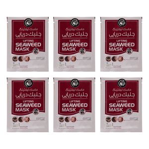 ماسک لیفتینگ صورت دکتر عیدی آلگا مدل جلبک دریایی بسته 6 عددی ماسک لیفتینگ صورت دکتر عیدی آلگا مدل جلبک دریایی بسته 6 عددی - Image 1