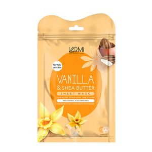 ماسک صورت وارمی مدل شی باتر و وانیل حجم 25 میلی لیتر بسته 2 عددی